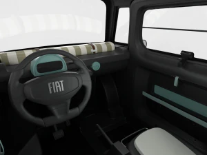 Fiat Topolino 2024 3D Model