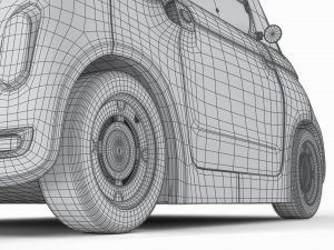 Fiat Topolino 2024 Modelo 3D