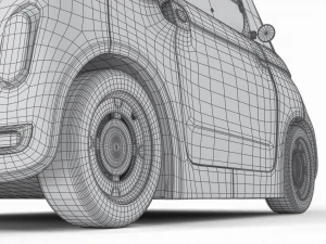 Fiat Topolino 2024 3D Model