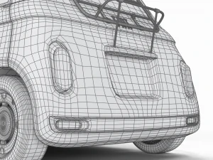 Fiat Topolino 2024 3D Model