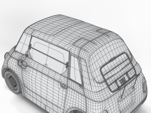Fiat Topolino 2024 Modelo 3D