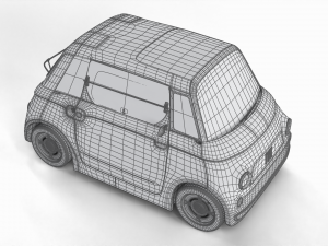 Fiat Topolino 2024 Modelo 3D