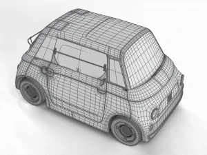 Fiat Topolino 2024 3D Model