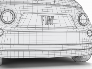 Fiat Topolino 2024 Modelo 3D