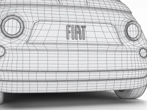 Fiat Topolino 2024 3D Model