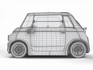 Fiat Topolino 2024 3D Model