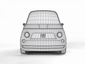 Fiat Topolino 2024 3D Model