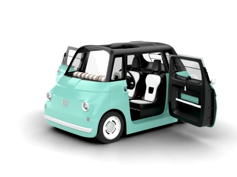 Fiat Topolino 2025 HQ Modelo 3D