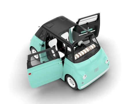 Fiat Topolino 2025 HQ 3D Model