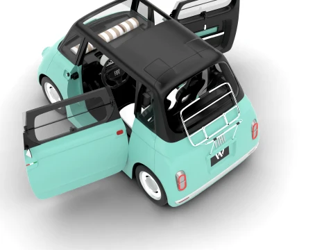Fiat Topolino 2025 HQ 3D Model