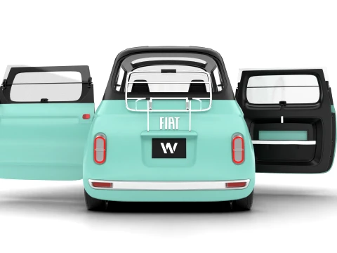 Fiat Topolino 2025 HQ 3D Model