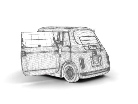 Fiat Topolino 2025 HQ 3D Model