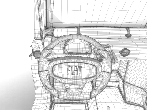 Fiat Topolino 2025 HQ 3D Model