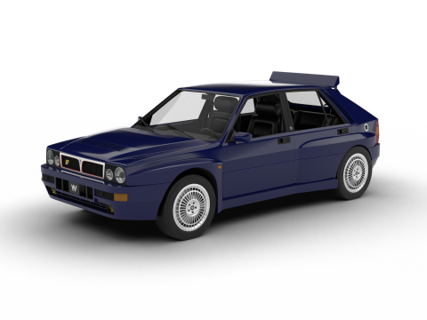 Lancia Delta HF Integrale Evoluzione 1 1987 Modelo 3D
