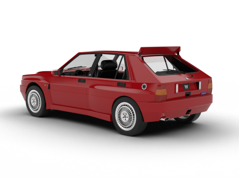 Lancia Delta HF Integrale Evoluzione 1 1987 Modelo 3D