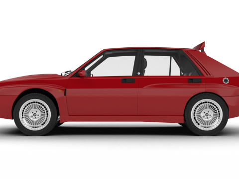Lancia Delta HF Integrale Evoluzione 1 1987 Modelo 3D