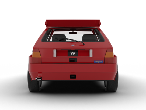 Lancia Delta HF Integrale Evoluzione 1 1987 Modelo 3D