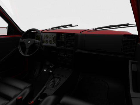 Lancia Delta HF Integrale Evoluzione 1 1987 Modelo 3D