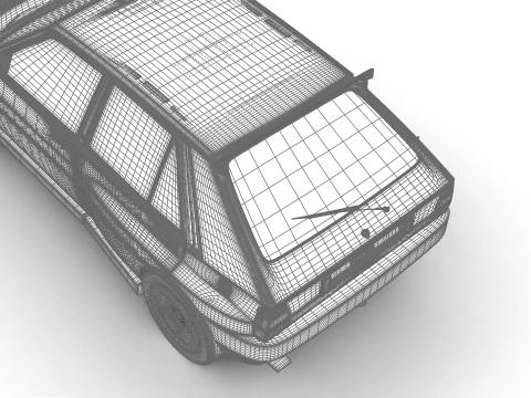 Lancia Delta HF Integrale Evoluzione 1 1987 Modelo 3D