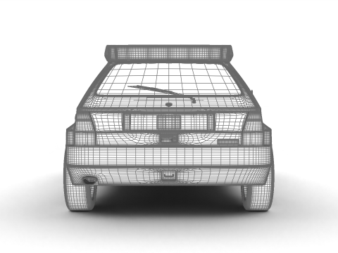 Lancia Delta HF Integrale Evoluzione 1 1987 Modelo 3D