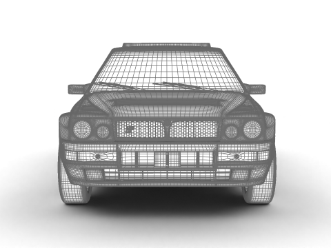 Lancia Delta HF Integrale Evoluzione 1 1987 Modelo 3D
