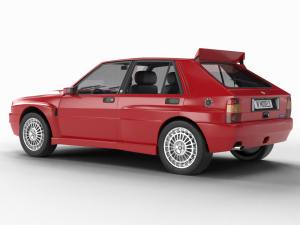 Lancia Delta HF Integrale Evoluzione 1 3Dモデル