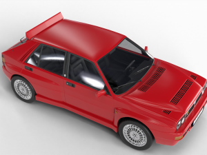 Lancia Delta HF Integrale Evoluzione 1 3Dモデル