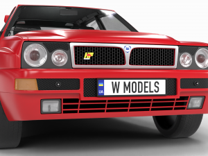 Lancia Delta HF Integrale Evoluzione 1 3Dモデル