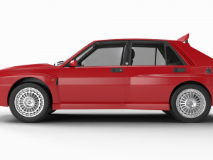 Lancia Delta HF Integrale Evoluzione 1 3Dモデル
