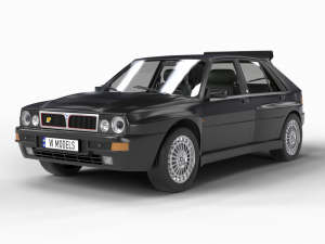Lancia Delta HF Integrale Evoluzione 1 3Dモデル