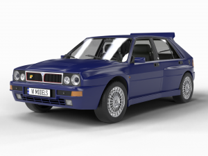 Lancia Delta HF Integrale Evoluzione 1 3Dモデル