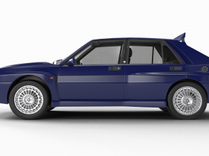 Lancia Delta HF Integrale Evoluzione 1 3D Model