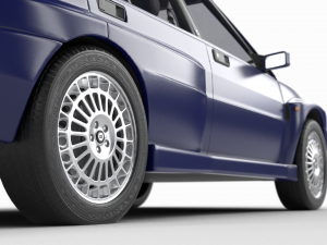 Lancia Delta HF Integrale Evoluzione 1 3D Model
