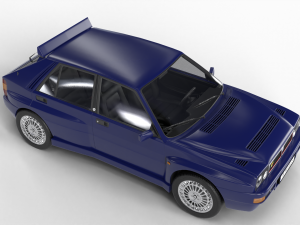Lancia Delta HF Integrale Evoluzione 1 3D Model