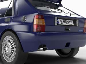 Lancia Delta HF Integrale Evoluzione 1 3D Model