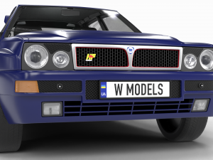 Lancia Delta HF Integrale Evoluzione 1 3D Model