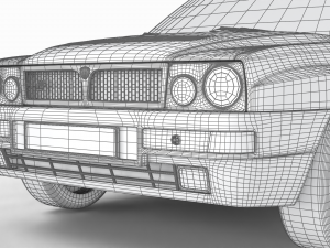 Lancia Delta HF Integrale Evoluzione 1 3D Model