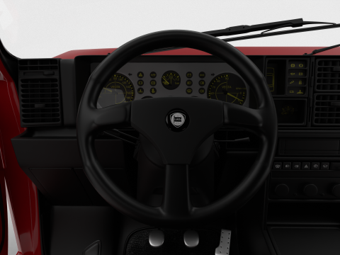 Lancia Delta HF Integrale Evoluzione 1 1987 HQ 3D Model