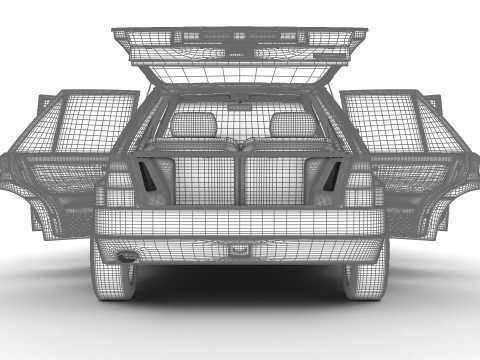 Lancia Delta HF Integrale Evoluzione 1 1987 HQ 3D Model