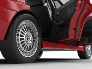 Lancia Delta HF Integrale Evoluzione 1 HQ interior 3D Модель
