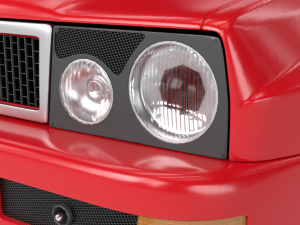 Lancia Delta HF Integrale Evoluzione 1 HQ interior 3D Модель