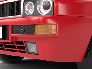 Lancia Delta HF Integrale Evoluzione 1 HQ interior 3D Модель