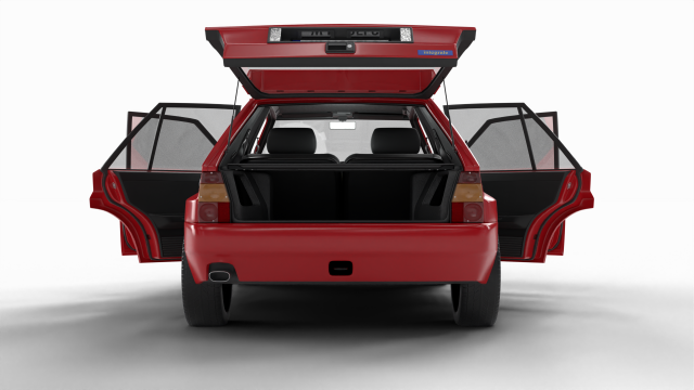 Lancia Delta HF Integrale Evoluzione 1 HQ interior Modello 3D in Vecchie  Auto 3DExport