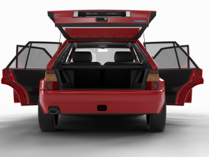 Lancia Delta HF Integrale Evoluzione 1 HQ interior 3D Модель