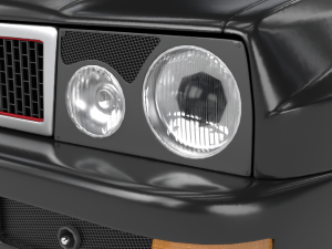 Lancia Delta HF Integrale Evoluzione 1 HQ interior 3D Модель
