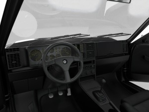 Lancia Delta HF Integrale Evoluzione 1 HQ interior 3D Модель
