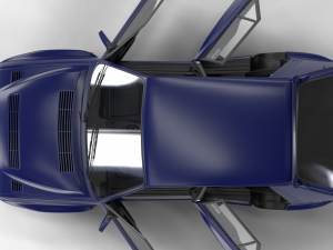 Lancia Delta HF Integrale Evoluzione 1 HQ interior Modelo 3D