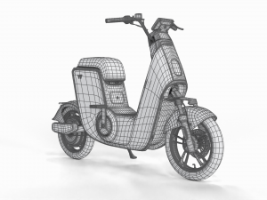 Scooter Yadea v7 3D Model