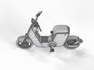 Scooter Yadea v7 3D Model