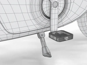 Scooter Yadea v7 3D Model